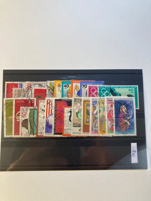 German used stamps complete series 1976