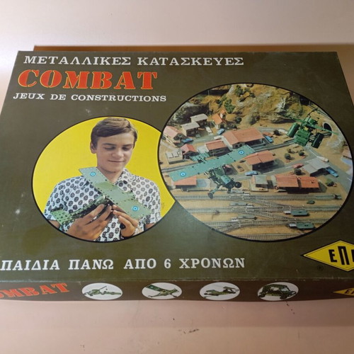 Combat Meccano metal construction set new, sealed