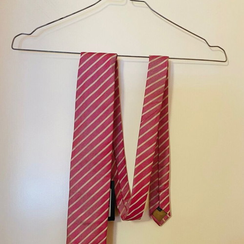 The Bostonians Silk Tie new, gray and pink