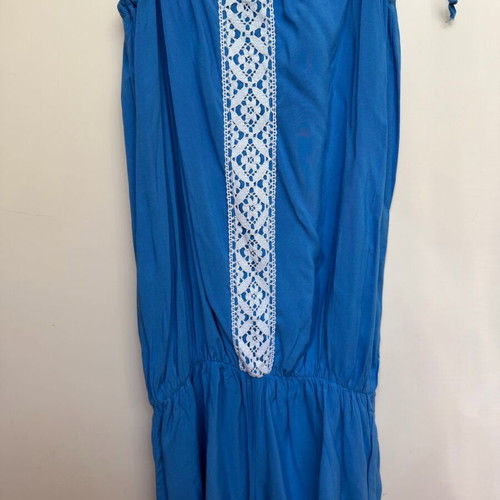 Regalinas blue one-piece like new, size small