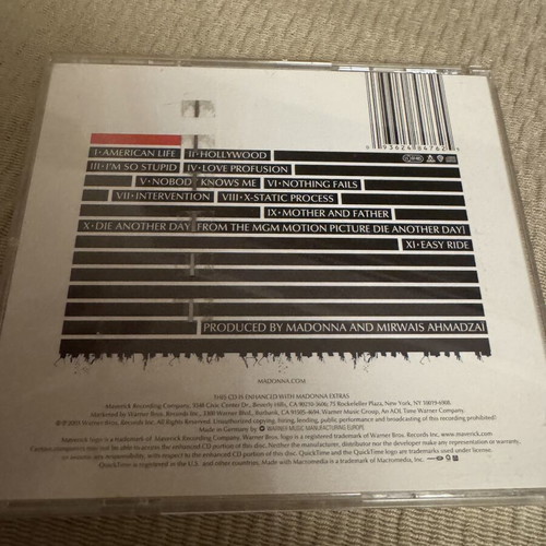 Madonna American Life CD like new