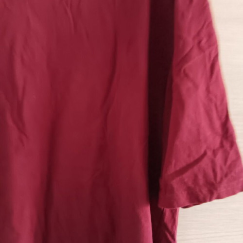 Women's short-sleeve blouse used, dark red, sizes L and XL