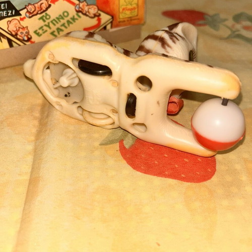 Greek panigyriotiko plastic cat toy