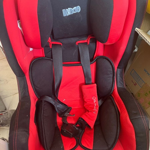 Kid car seat and stroller used, red and green