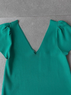 Mini dress Mango new, green, size M