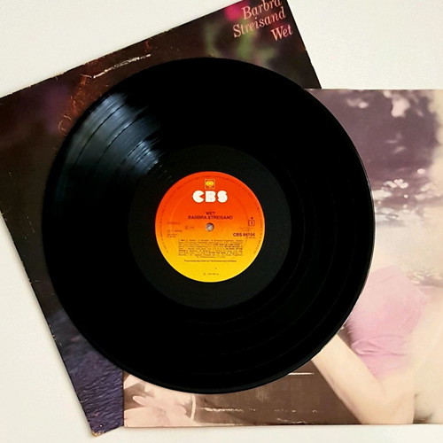 Barbra Streisand Wet vinyl record used, Dutch pressing 1979
