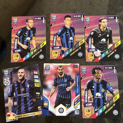 FIFA 365 Adrenalyn 17 Inter Milan cards new