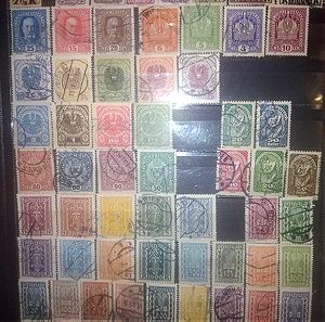 Αυστρία 150+ διαφορετικά παλαιά γραμματόσημα