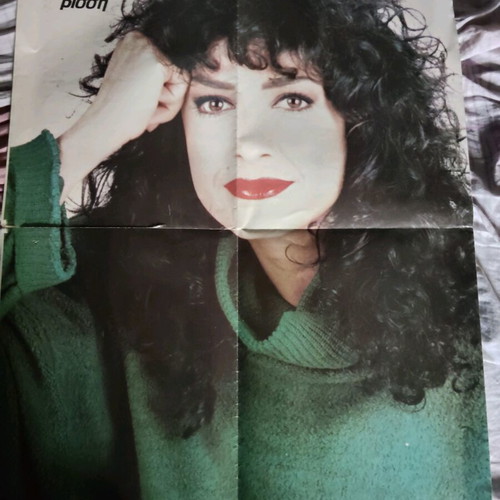 Anna Vissi and Alexia poster used, 58x43 cm, from 1989 magazine
