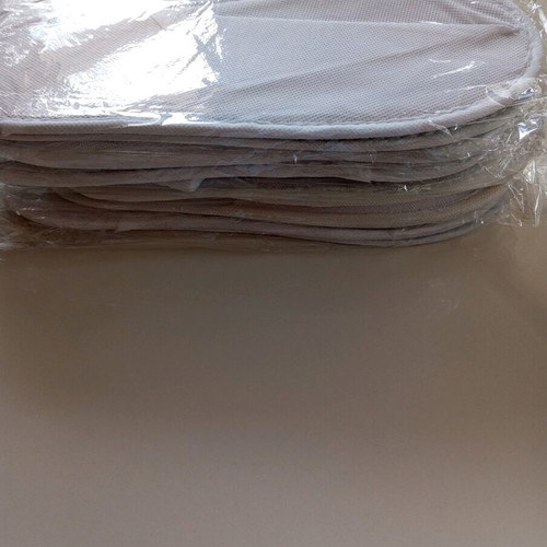 Disposable new slippers, pack of 5, white, one size