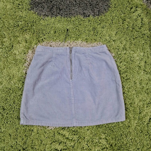 New Look light blue corduroy skirt size M new