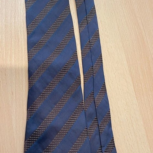 Ultimo 82 tie blue 100% silk new