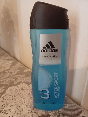 Adidas shower gel 3in1 after sport 400ml new, sealed