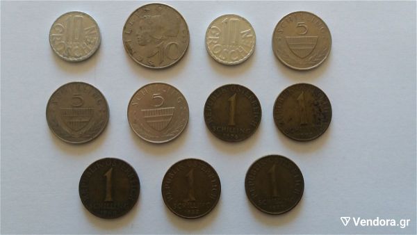  Austria 11 coins