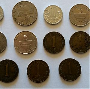 Austria 11 coins