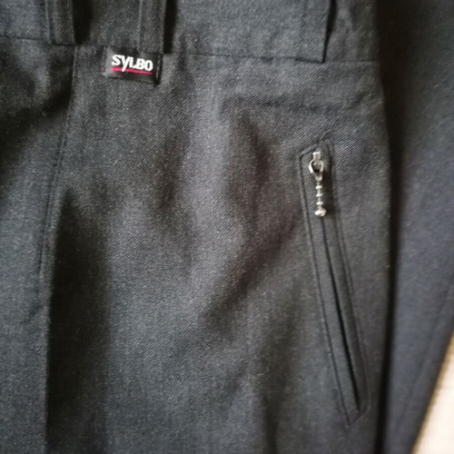 Sylbo women's wool pants new, black, size 2XL