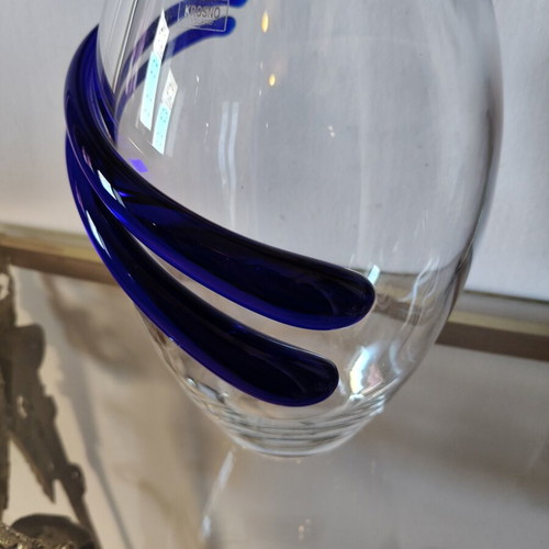Krosno Glasswork decorative vases set of 2, new, glass