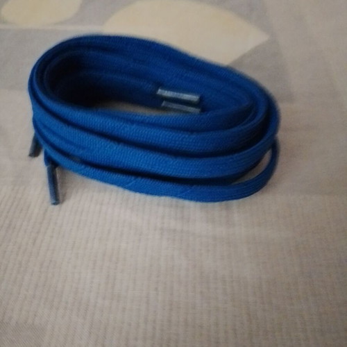 Blue shoelaces new, length 130cm