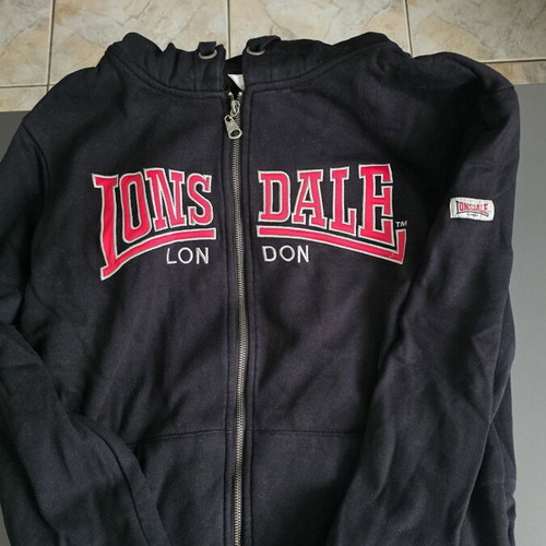Lonsdale jacket, black, size L