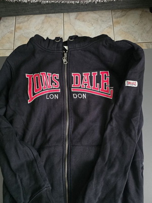 Lonsdale jacket, black, size L