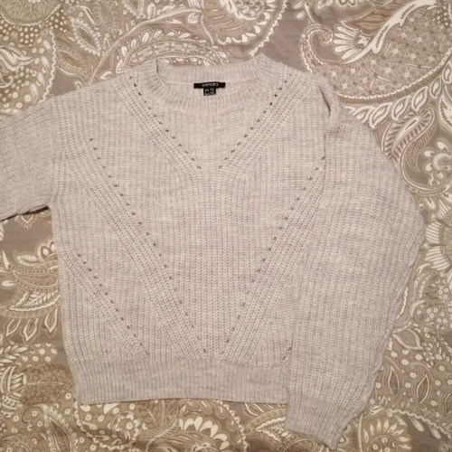 Pullover size S unused, gray
