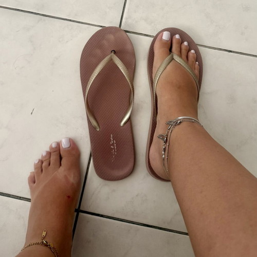 Beach and Swim women's flip flops dusty pink purple size EU38