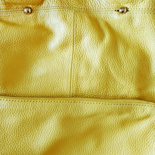 Folli Follie yellow leather shoulder bag used