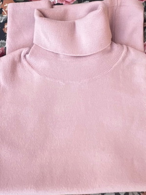 Gant sleeveless turtleneck used, pink, size M