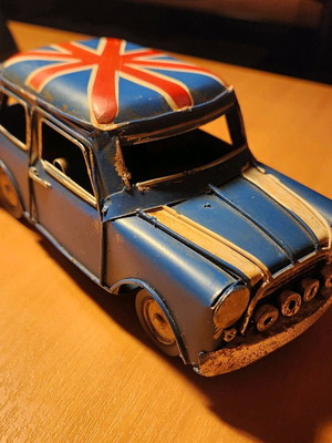 Mini Cooper σιδερένιο διακοσμητικό αυτοκινητάκι σαν καινούργιο, vintage