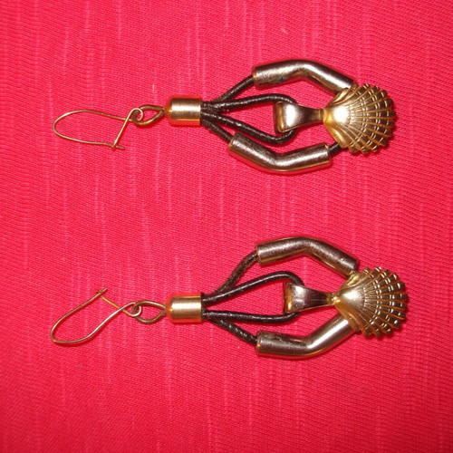 Earrings hanging unique, used
