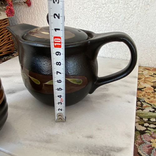 Japanese Tea Set New Stoneware Teapot and Cup