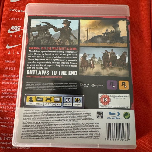 Red Dead Redemption PlayStation 3 like new, complete with manual and map