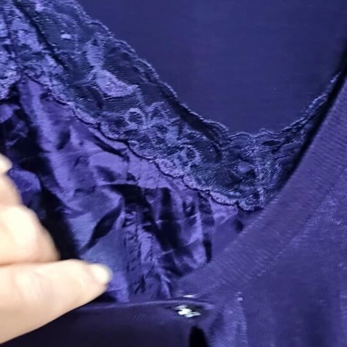 Ego dress like new, size M, purple with lace details