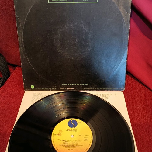 Talking Heads Fear Of Music record used, rock