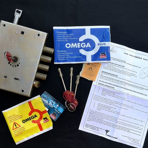 Esety Omega Plus security lock used for armored door