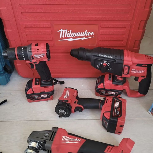 Milwaukee cordless brushless power tool set