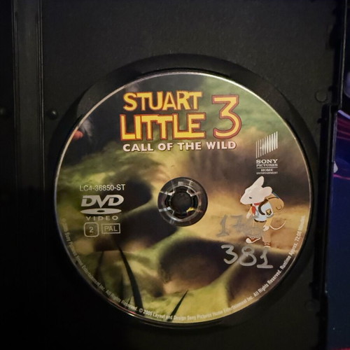 Stuart Little Trilogy DVD used, dubbed in Greek with subtitles