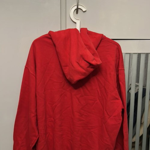 Prague hoodie red with hood like new, size large
