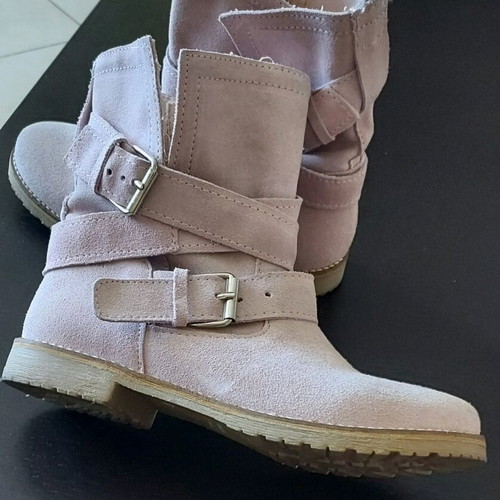 Grumman ankle boots size 36 used, pink