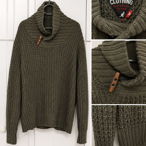 Kangol Clothing men's knitted sweater with turtleneck size M used