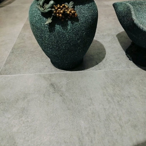 Set of vase, ashtray and fruit bowl ceramic like new