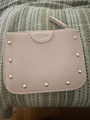 Chloe makeup bag cosmetic case, beige