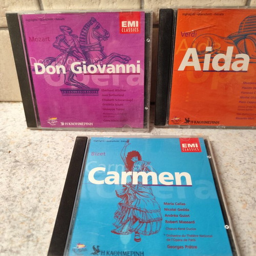 Classical music CDs used, pack of 3