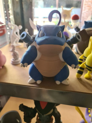 Blastoise Water Cannon φιγούρα 3D εκτύπωσης