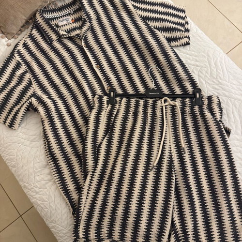 Πλεκτό σετ ΝοXL unisex καινούργιο, λεπτό και καλοκαιρινό