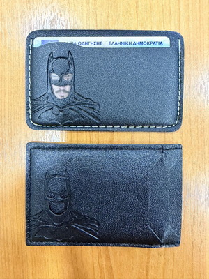 Slim δερμάτινες θήκες καρτών Batman καινούργιο, 2 σχέδια