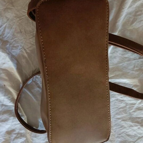 Vintage leather messenger bag like new, brown