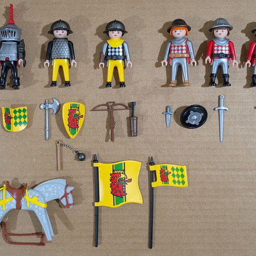 Playmobil Knights 3887 Siege Tower used with box
