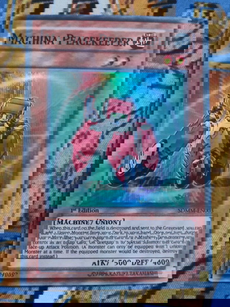 1) Machina Peacekeeper (Super Rare, Yugioh)