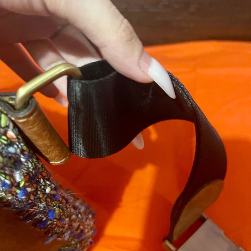 Handmade vintage bag like new, multicolored
